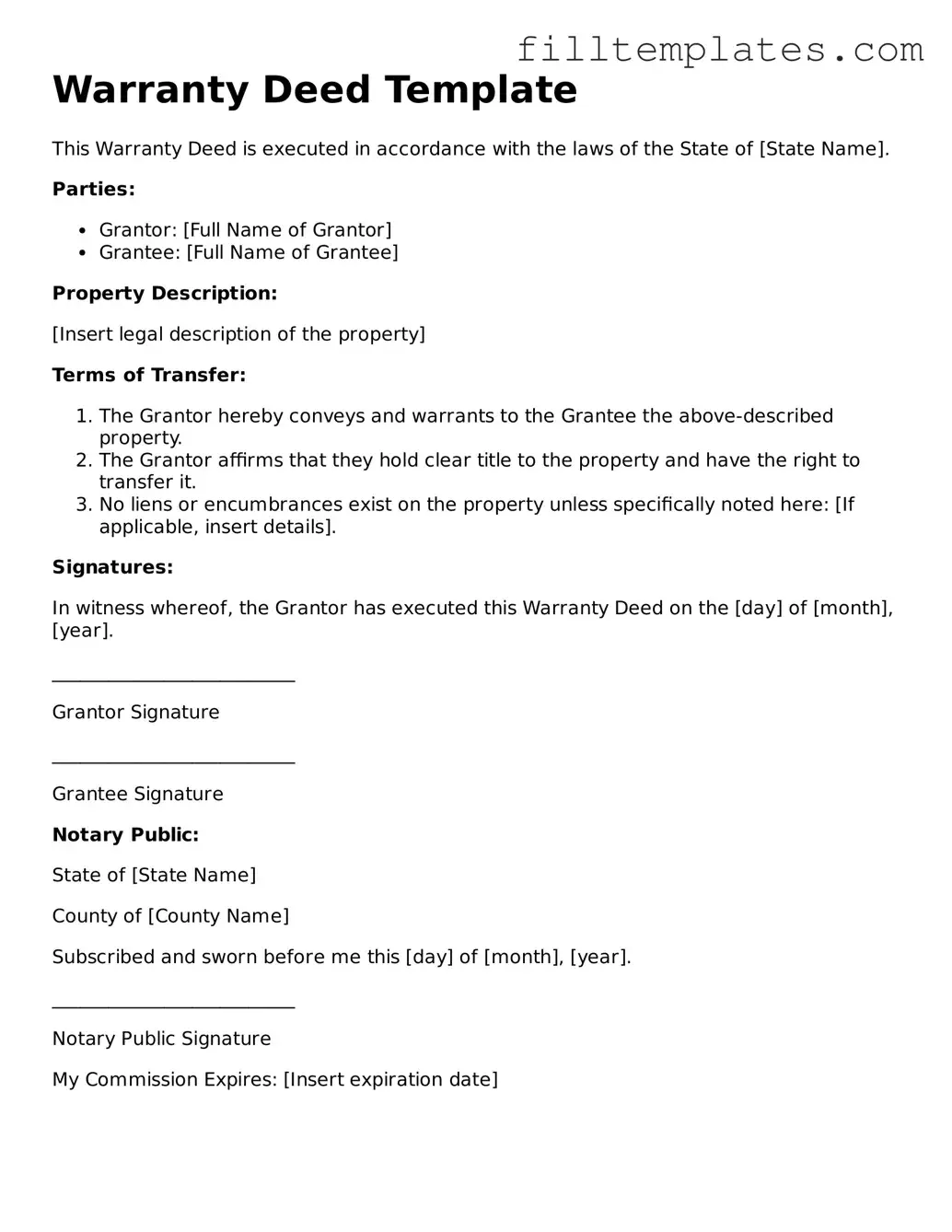 Free Deed Template