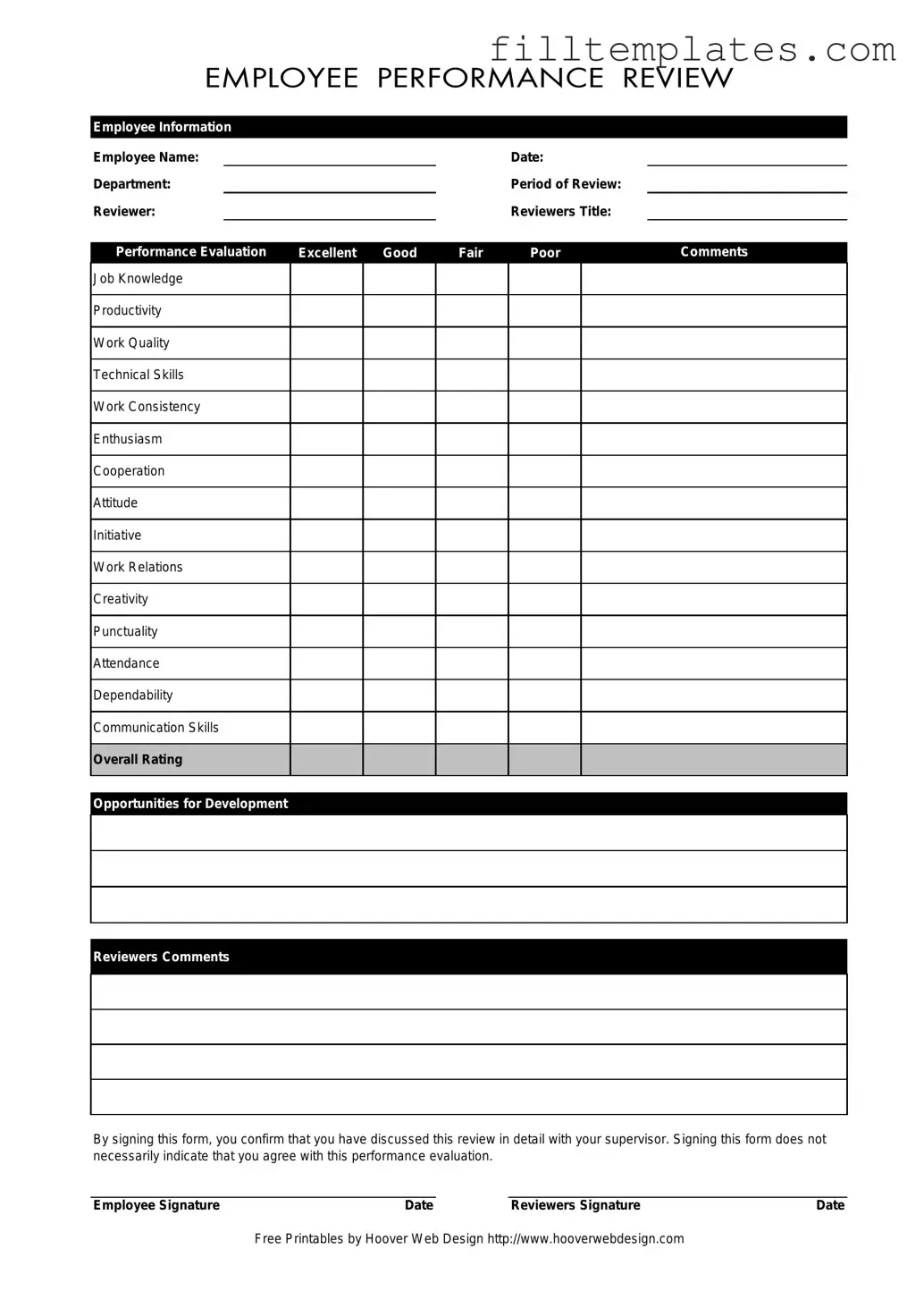 Download Employee Template