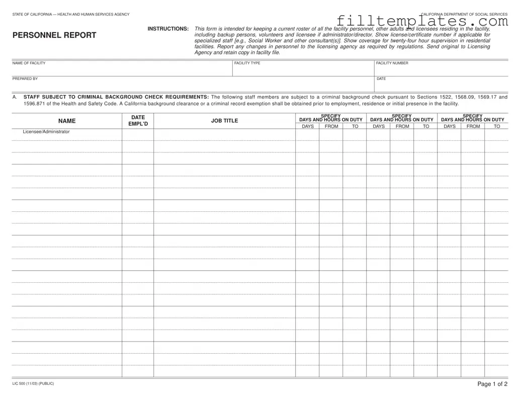 Download Lic 500 Template