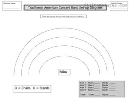 Download Band Seating Chart Template
