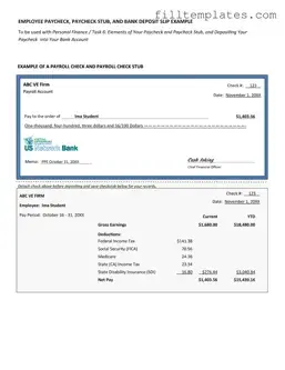 Download Payroll Check Template