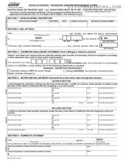 Download California Fotm Reg 262 Template