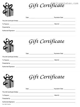 Download Gift Certificate Template