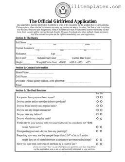 Download Girlfriend Application Template