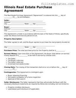 Official Real Estate Purchase Agreement Template for the State of Illinois
