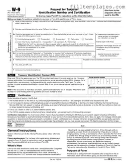 Download IRS W-9 Template