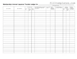 Download Membership Ledger Template