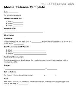 Free Media Release Template