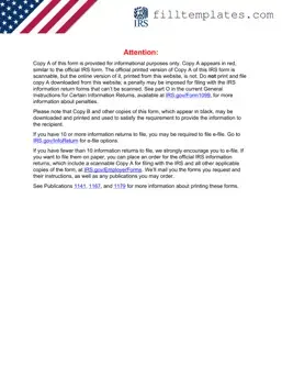 Download IRS 1099-MISC Template