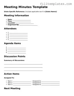 Free Meeting Minutes Template
