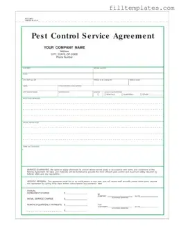 Download Pest Control Contract Template
