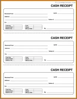 Download Cash Receipt Template