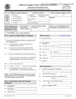 Download USCIS I-864 Template